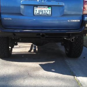 rear bumpr straight view