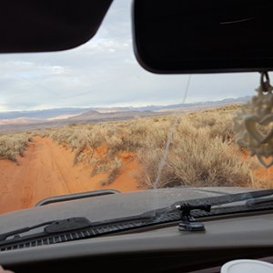 view from the 4runner