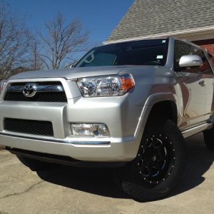 First mod..wheels, tires, leveling kit