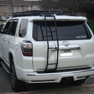 Completed install of GOBI stealth rack with Ladder, and sunroof insert...