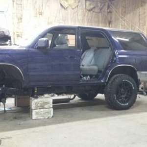 Almost back together.