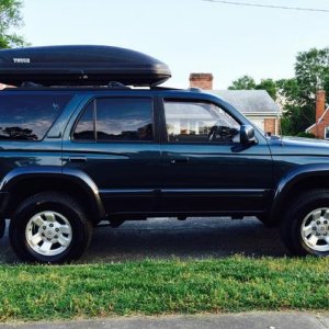Loaded down for summer travel.