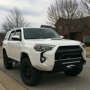 2016 TRD Pro, NFab Step Bars, ToyTec 3" Lift, BFG KO2s 285/70R-17, Southern Style Speed Slimline Hybrid Front Bumper, Warn Zeon 8-S Winch