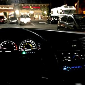 changed all the dash lights to white today! Looks much better
