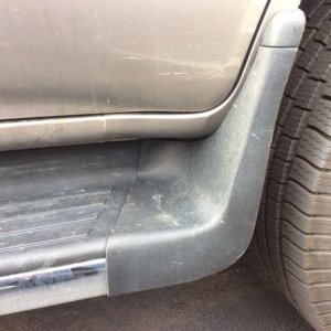 Need the passenger side running board rear end cap for a dealer installed gen 3 running board