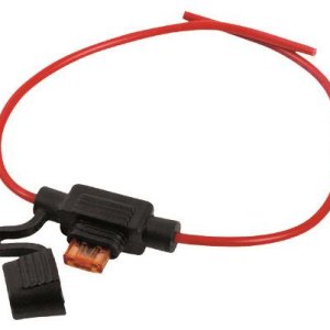 5 Amp In-line Fuse used for switched/ignition 12v +