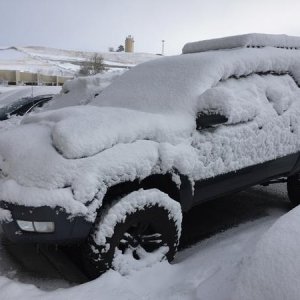 Snowed a few
