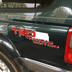 TRD Kansas Edition!  Got the decals from StickerHI, a member of TacomaWorld.
