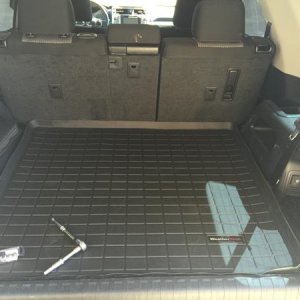 weather tech rear mat