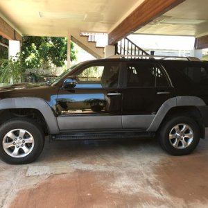 After. 2009 FJ coils and Bilstein 5100 set at .85
