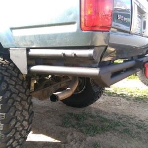 Finished product. Tubes capped. Bed lined.