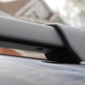 Powder Coated Rails. Mile High Power Coating Inc. Denver, CO. Paint Code BK-110. Matches the plastic end caps perfectly.