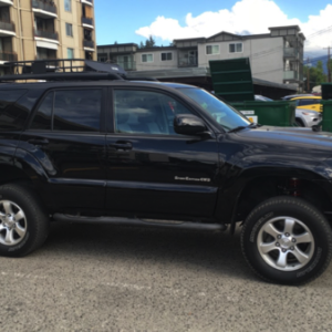 3" Toytec Ultimate lift installed and a small Curt rooftop basket (Free) on top