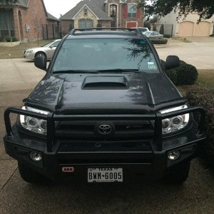 ARB kangaroo bumper installed