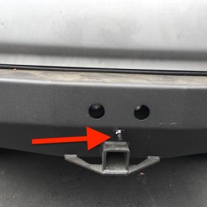 Moved to just above tow hitch.