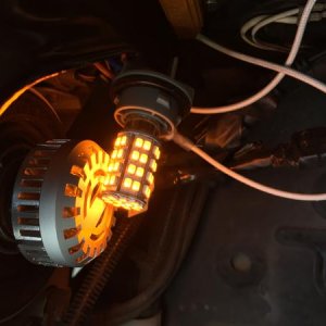 Converted 1157 dual filament socket and CSJumper's 1157 switchback. Amber