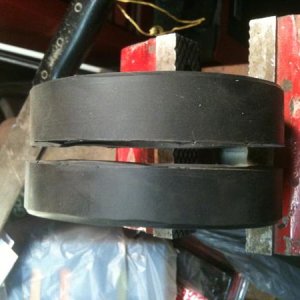 Bushing cut in two