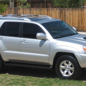 Terra's,15% tint front, Ceramic rears, Badges removed. It's a start;)