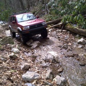 Callalantee off-road park in Mountain City, TN.