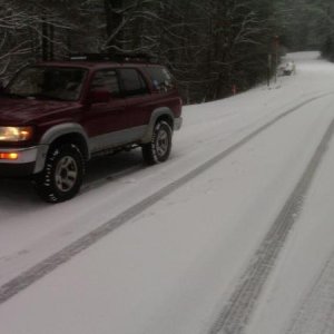 Stock. first snow of the season in Banner Elk, NC