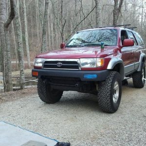 painted front bumper flat black