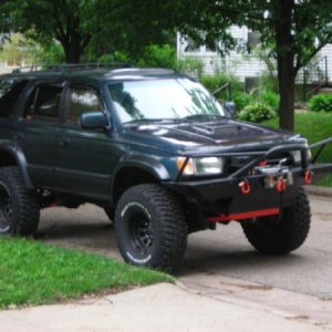 front pic shows the front bumper and skids i built