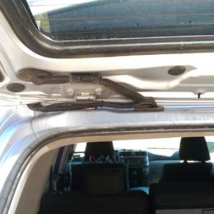 Wiring for rear lights and CB antenna