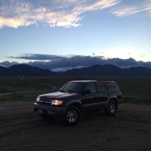 First time I took her off the pavement