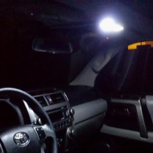 Installed Led bulbs