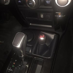 Painted shift knob
