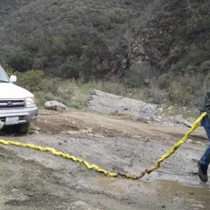 Then this happened..Pulled out by a Jeep