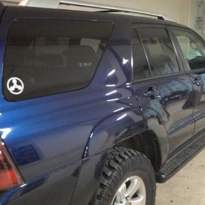 2005 Sport with 265/70/17 MTZs.  No lift.