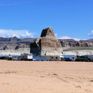 The Lone Rock of Lone Rock Beach