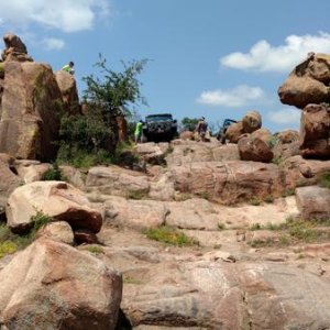Just some casual Texas trails LOL. Yes we have very challenging rock crawling out here... You'r 4Runner cannot do this. The JKU on 35s did make it dow