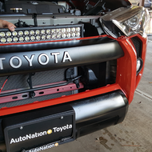 Top light bar fitting 22"
