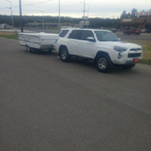 All loaded up and ready to go camping!