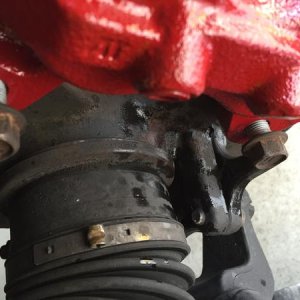 test fit bolted caliper