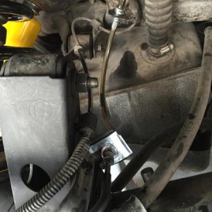 New SS brake line installed