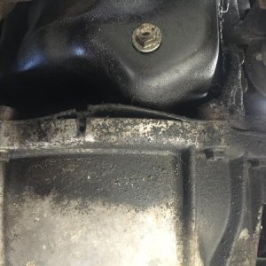bent transmission seal (don't know what else to call it)
