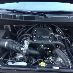 Tundra work truck with the TRD Supercharger...