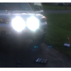 Hella LED spot lights