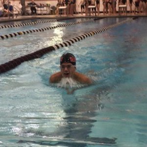 My son swims for his school and club teams.