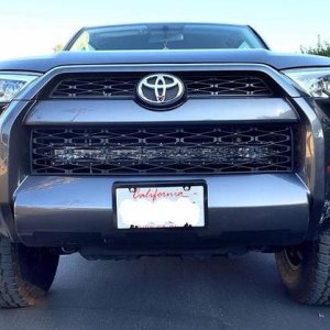 30" light bar with brackets from Rago fabrication