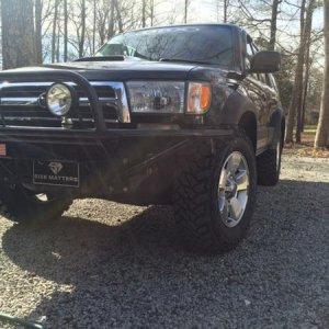Front bumper up close (size matters)