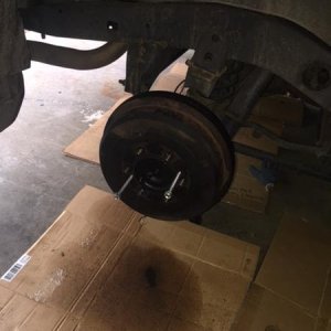 Starting the rear end breakdown for axles seals and bearing replacement.