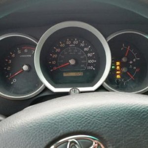 Dash lights.