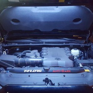Anti-Dark under hood LED installed