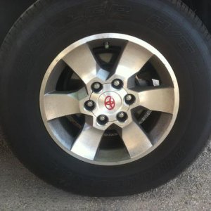 Red emblems