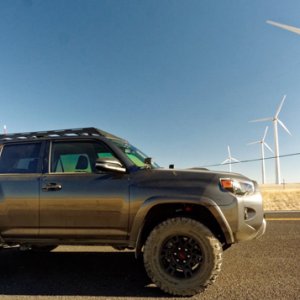 Wind turbines in Oregon