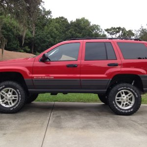 T4R Album  -  Out with the old  -  2000 Red WJ